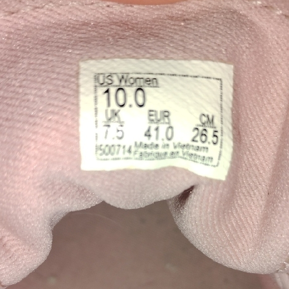 Vans Women's Light Pink Sneakers Women's 10/ Mens 8.5 - Picture 9 of 15